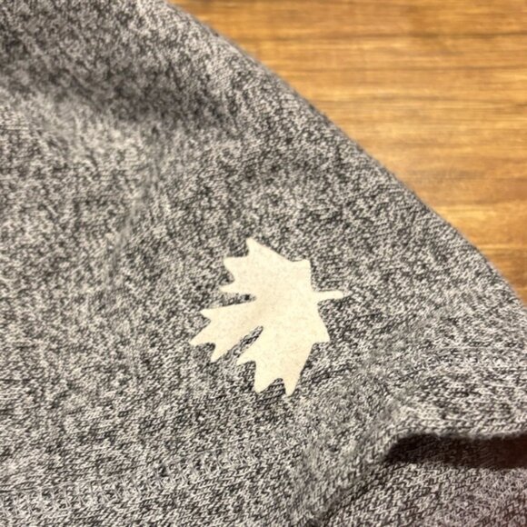 Roots kids Heather Gray Hoodie with White Logo - Picture 7 of 10